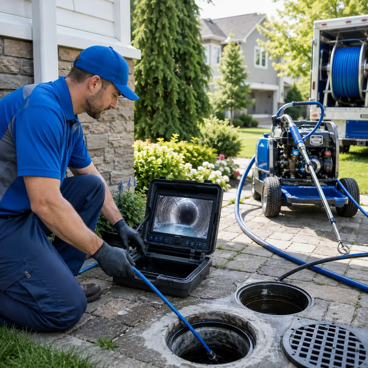 Outdoor drain cleaning professionals serving New Hampton, MO